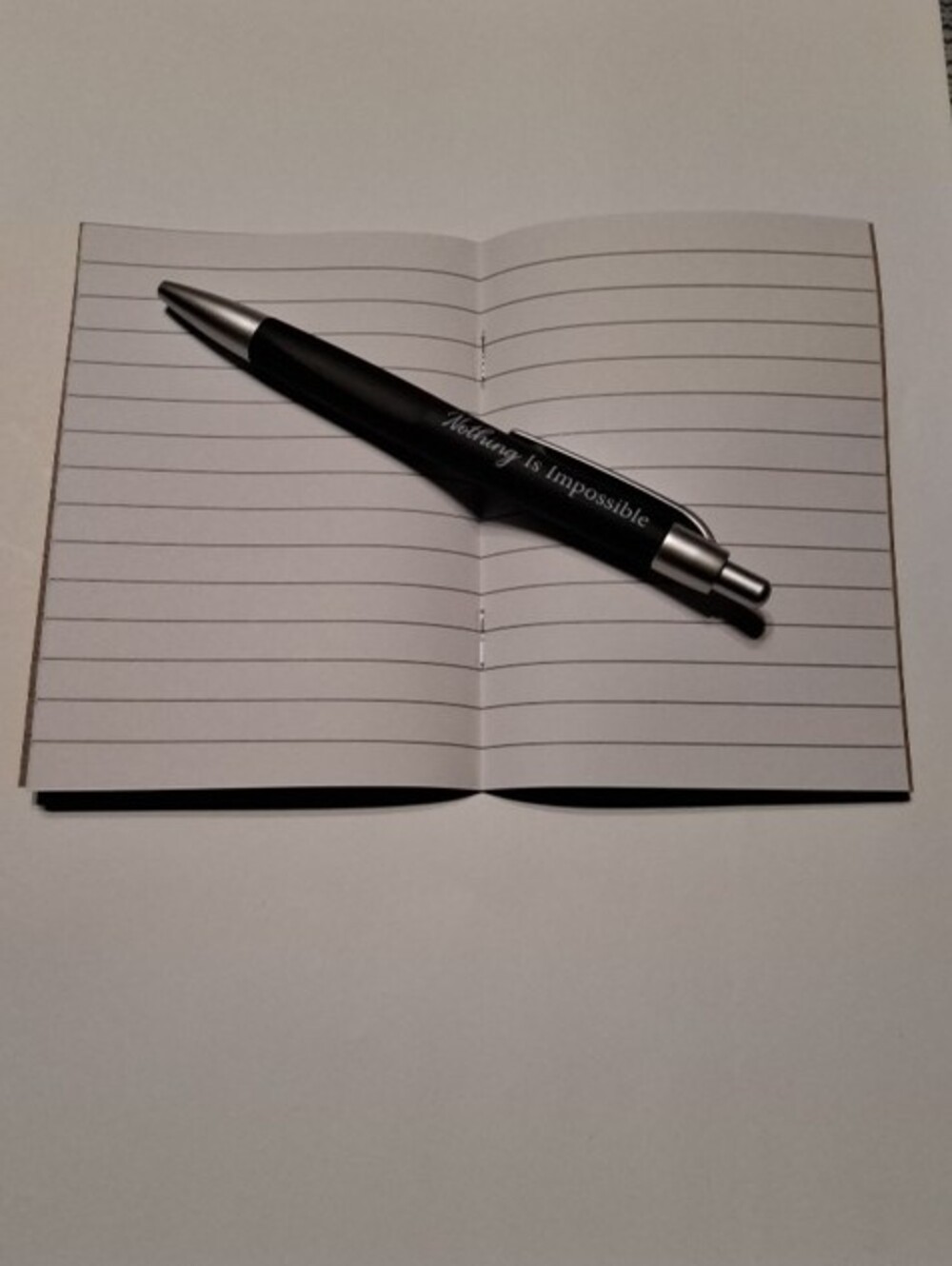 Nothing Is Impossible Pen & Never Stop Learning Notebook - Picture 2 of 2